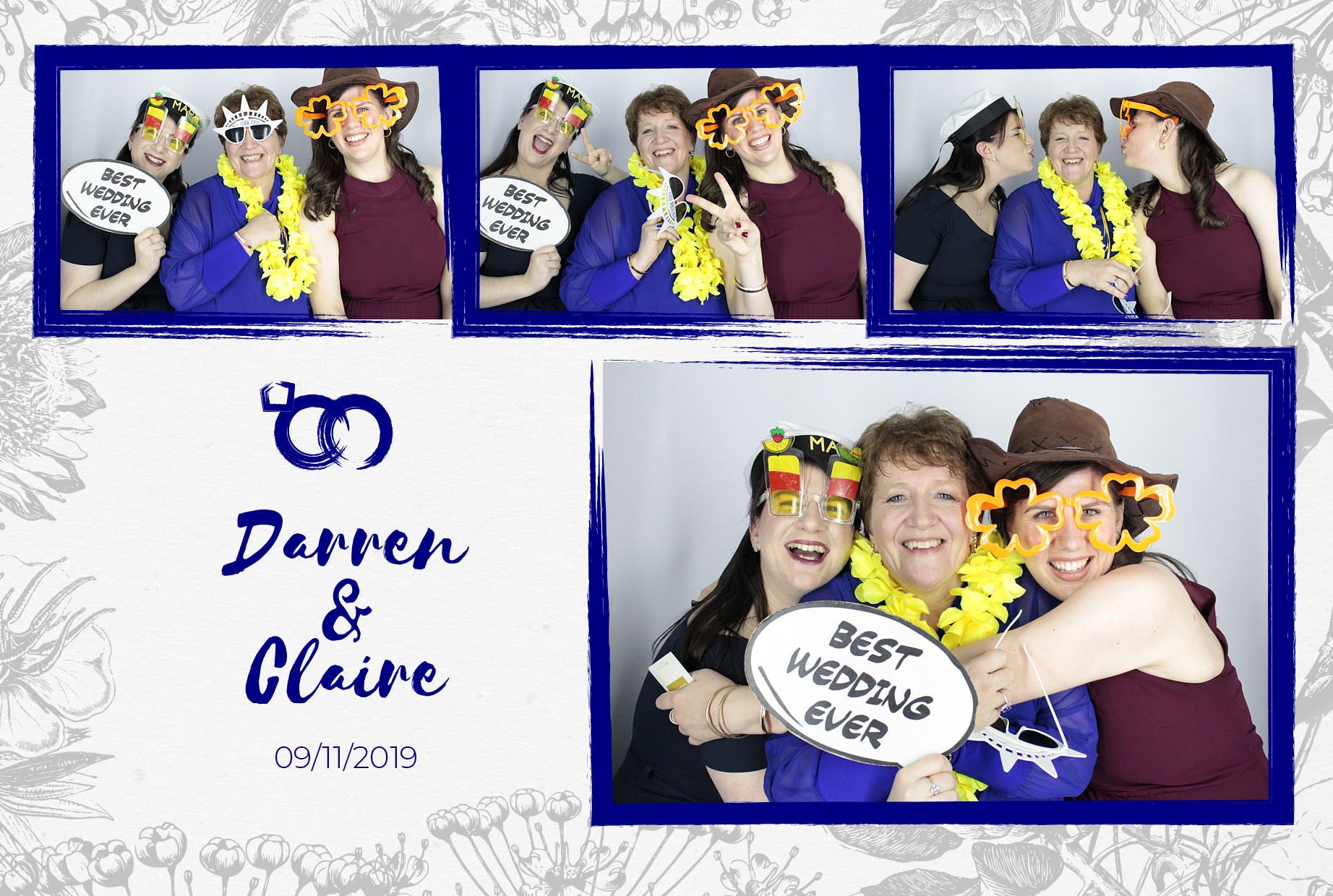 Darren and Claire’s Wedding  | View more photos from the event at gallery.myphotoboothexperience.co.uk/u/MyPhotoBoothExperienceLtd/Darren-and-Claire’s-Wedding